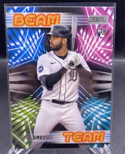 2023 Topps Stadium Club Riley Greene Beam Team Rc Case Hit Sp Rare! TIGERS!