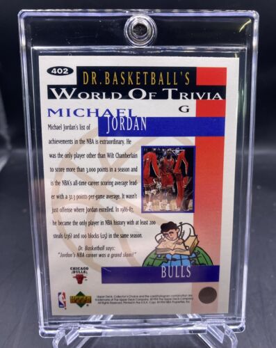 Michael Jordan Upper Deck 1995 Collector's Choice Gold Foil Signature #402