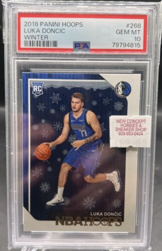 Luka Doncic 2018-19 Panini NBA Hoops RC Winter #268 PSA 10 Gem Mint