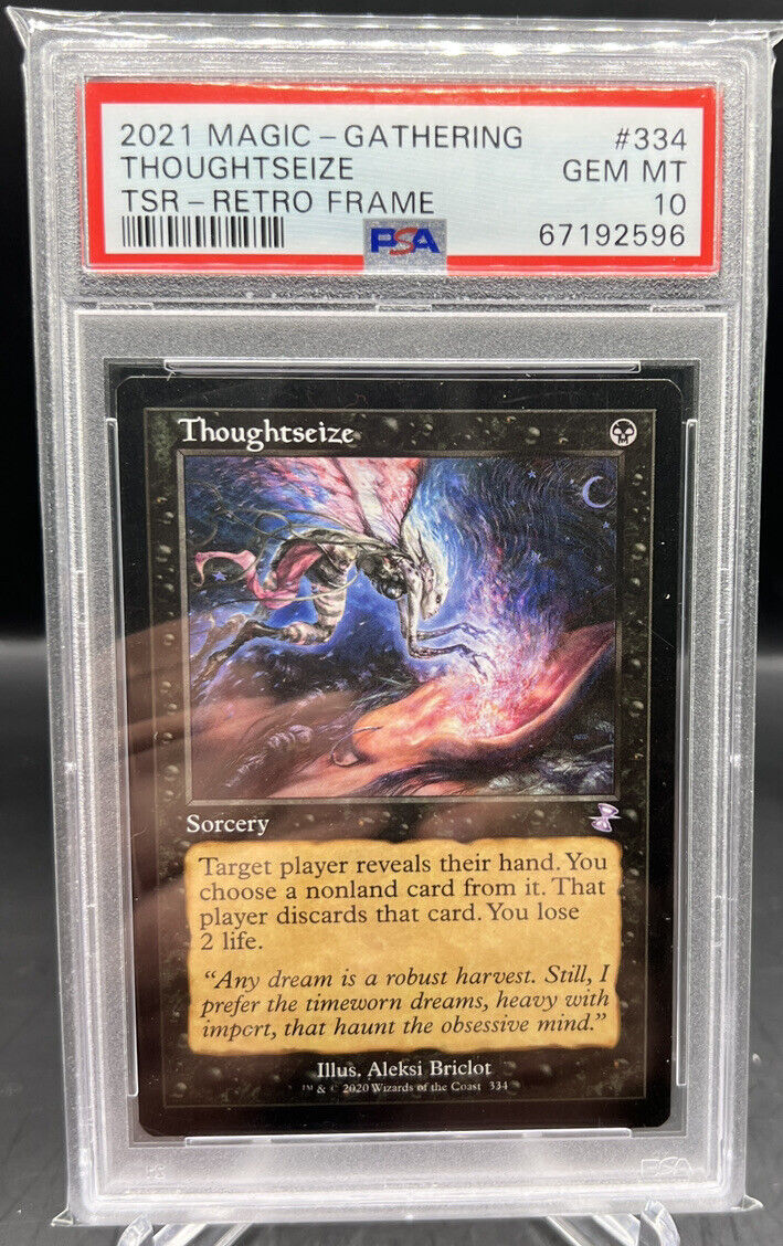 THOUGHTSEIZE PSA 10 2021 Time Spiral Remastered Timeshifted Retro 334 MTG C3