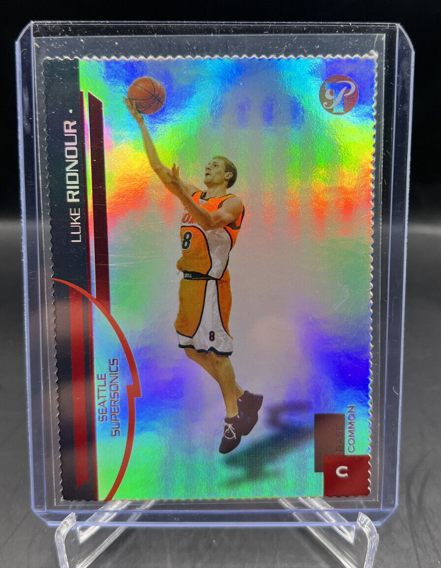 2005 Topps Pristine basketball die cut # 37 Luke Ridnour #'d /50!! RARE!!